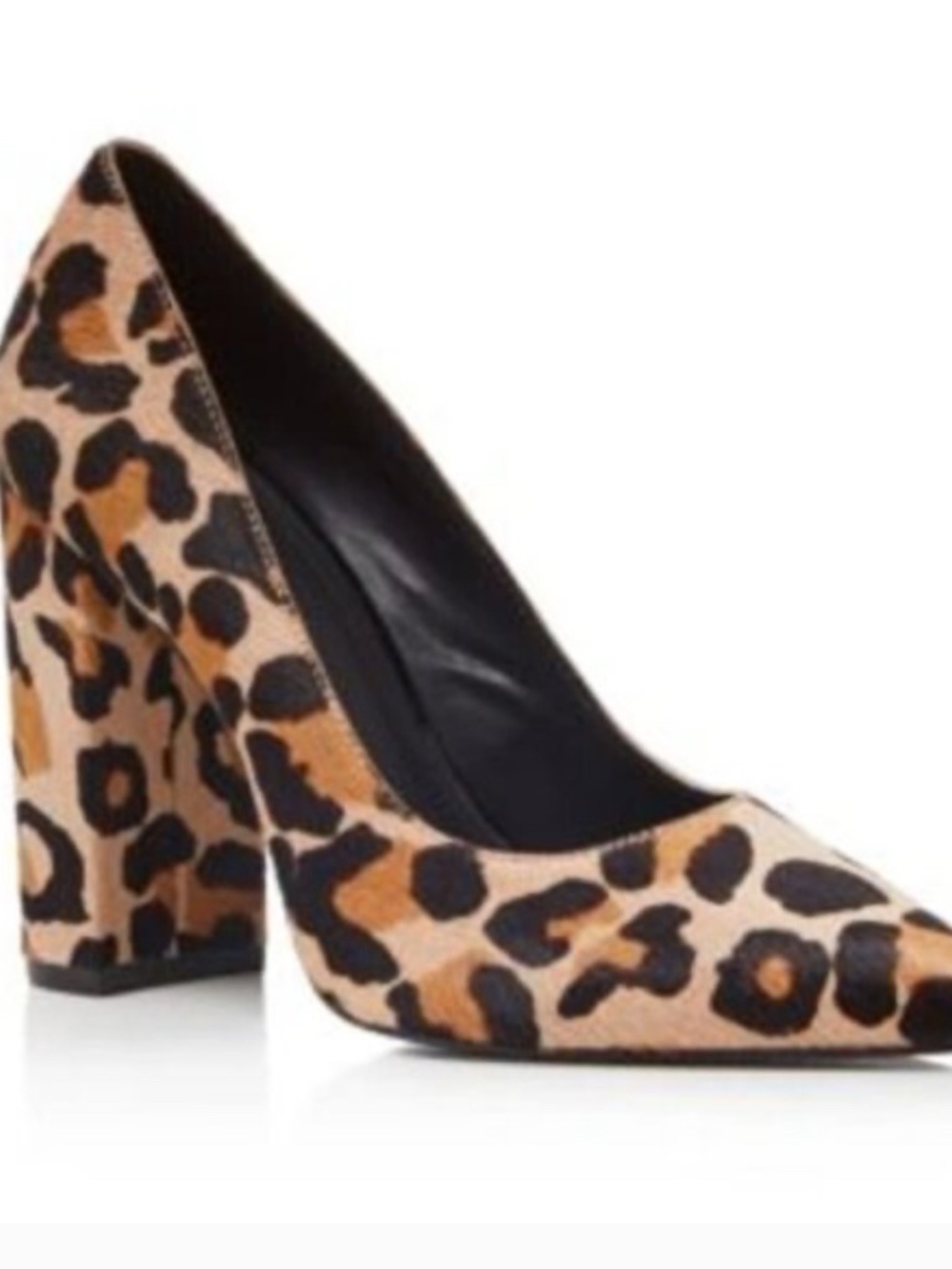 Pour La Victoria Leopard Celina Hair Calf size 9